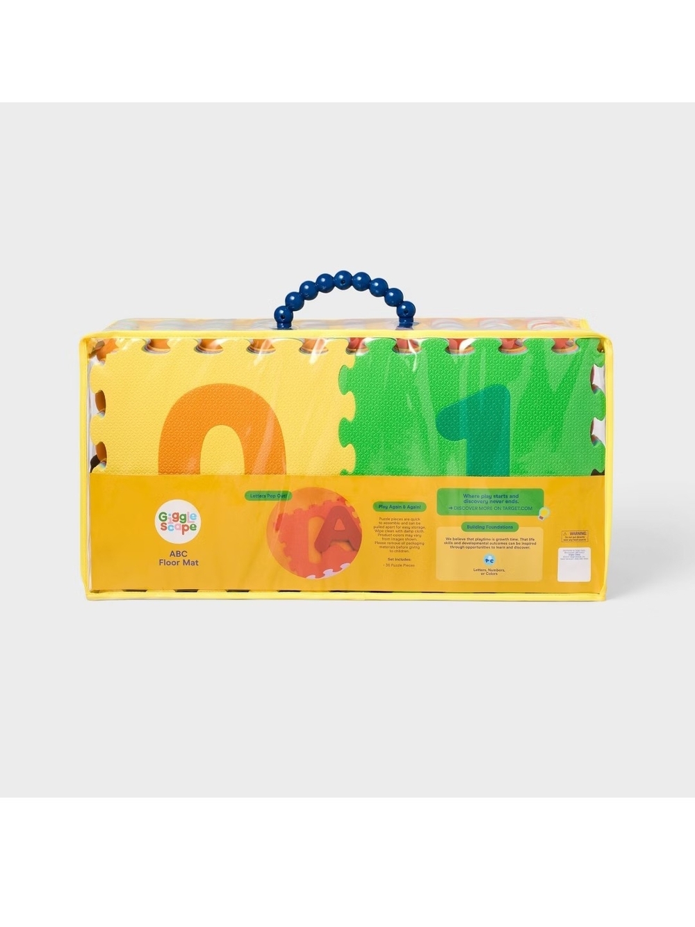 ABC Foam Floor Mat - Yellow & Green